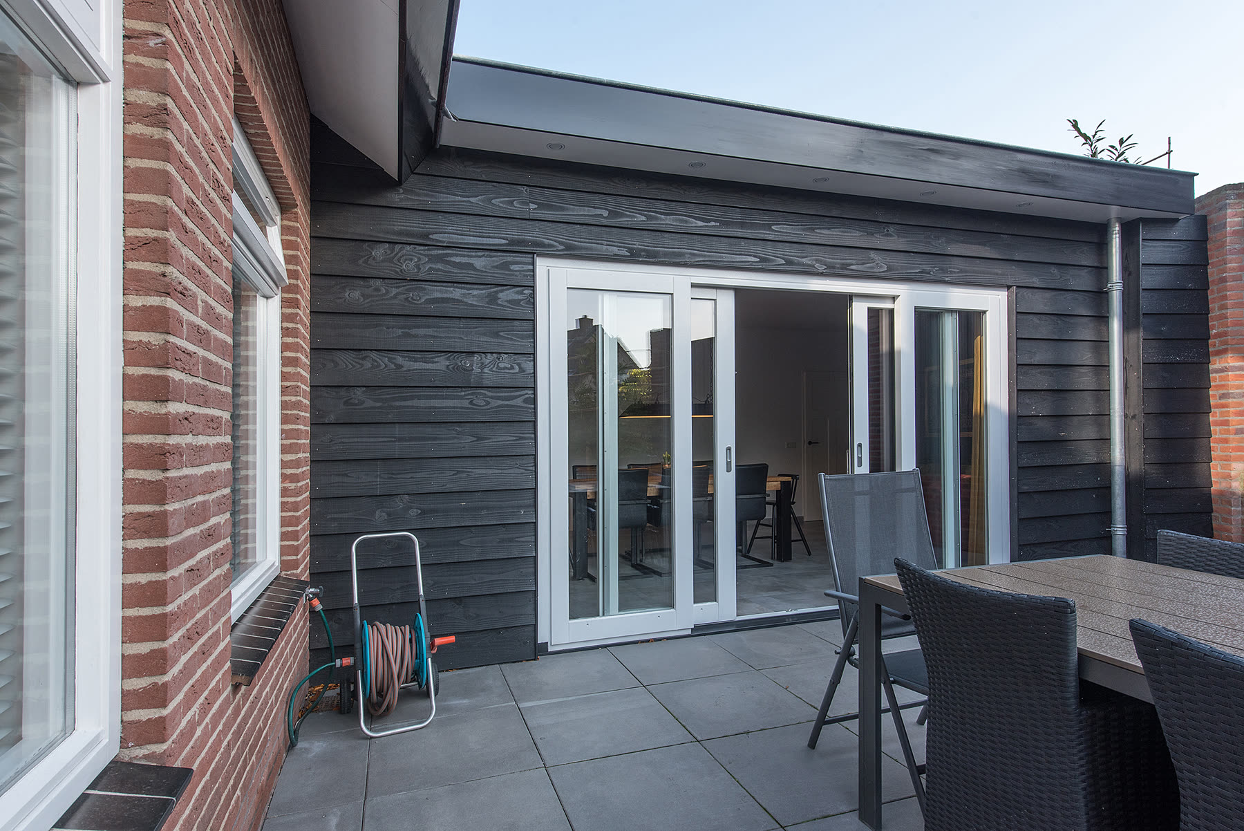 Verbouwde vrijstaande woning in Nunspeet met nieuwe raampartij